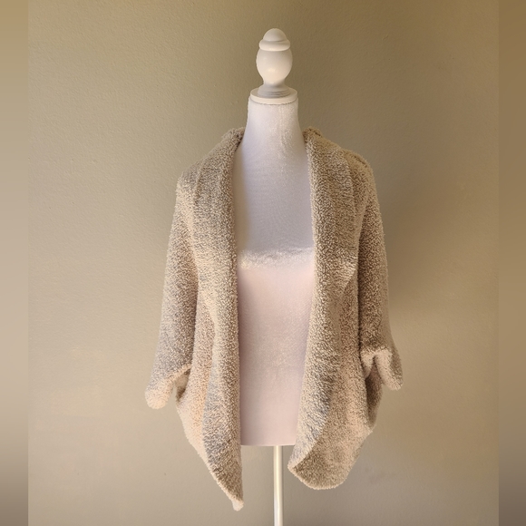 Barefoot Dreams Other - Barefoot Dreams Creme Soft Cardigan Size S/M